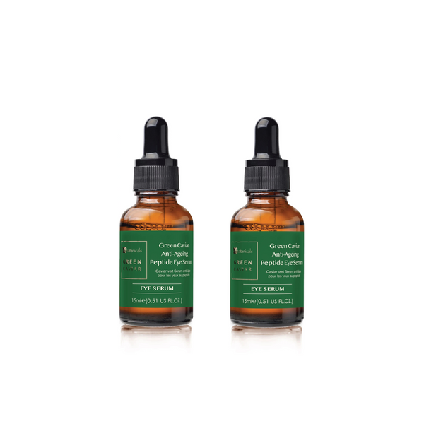 dr denim Dr Botanicals Green Caviar Anti-Ageing Peptide Eye Serum 15ml Twin Value Savings Pack