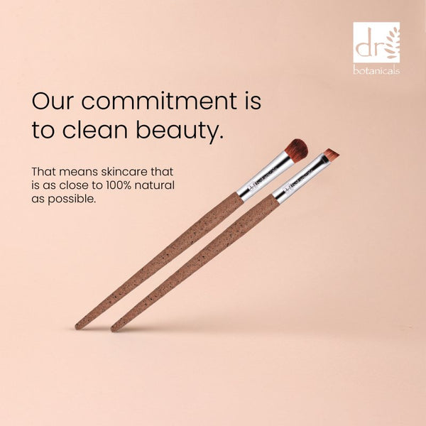 Dr Denim Coffee Ground Set Of 2 Eye Brushes