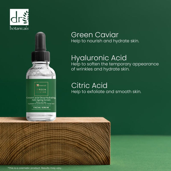 Dr Denim Green Caviar Deep Hydrating Anti-Ageing Serum 30ml