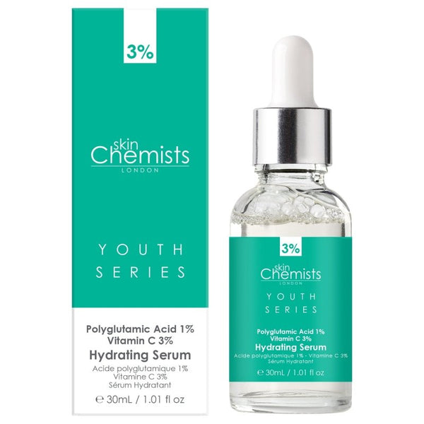 dr denim Hydrating Serum Polyglutamic Acid 1% Vitamin C 3% 30ml