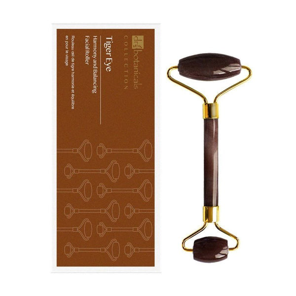 Dr Denim Tiger Eye Harmony And Balancing Facial Roller (Gold Metal Handle)