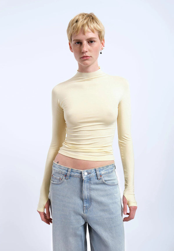 dr denim Aria Top - Light Yellow