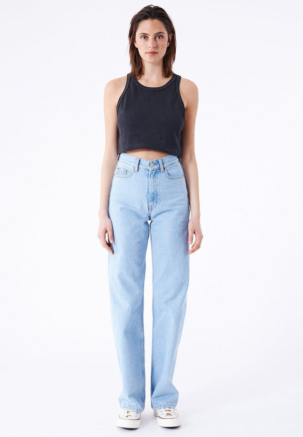 dr denim Charlie Top - Off Black