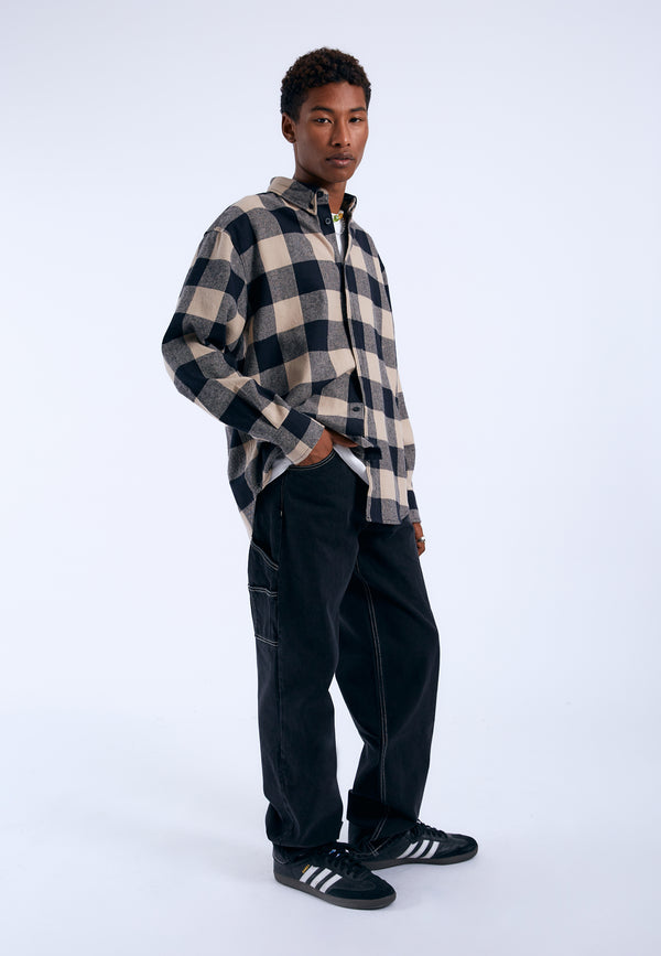 dr denim Colt Worker - Black Used Contrast