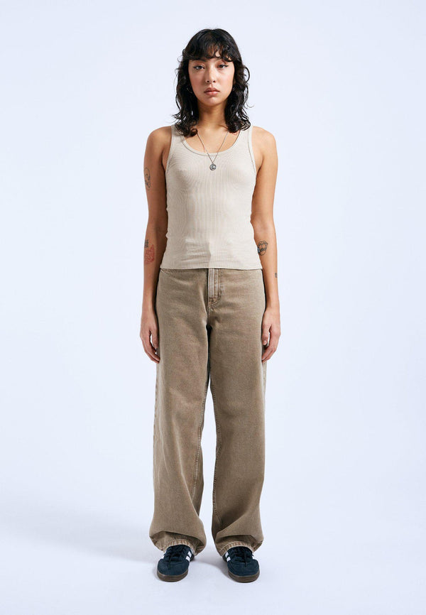 Dr Denim Demi Top - Pale Taupe