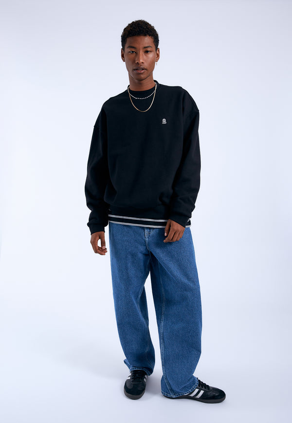 Dr Denim Kenan Sweatshirt - Black DD Global