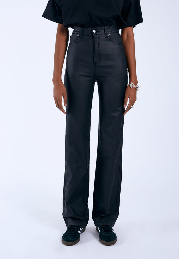 Dr Denim Moxy Straight - Black Metal