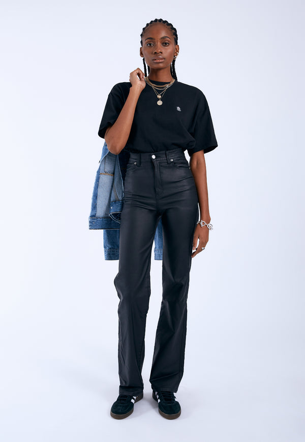 dr denim Moxy Straight - Black Metal