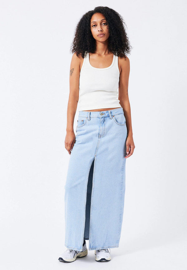 dr denim Myra Skirt - Stream Light Retro