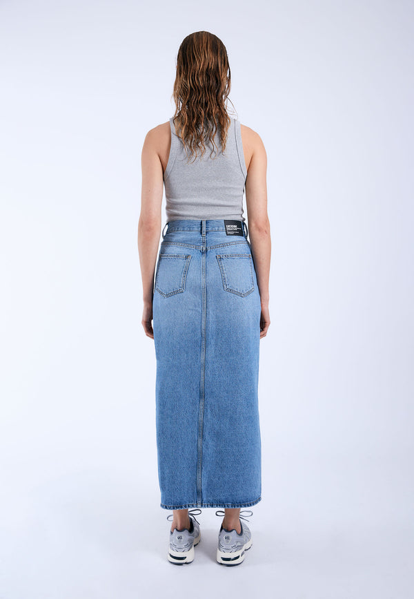 Dr Denim Myra Skirt - Stream Sky Used