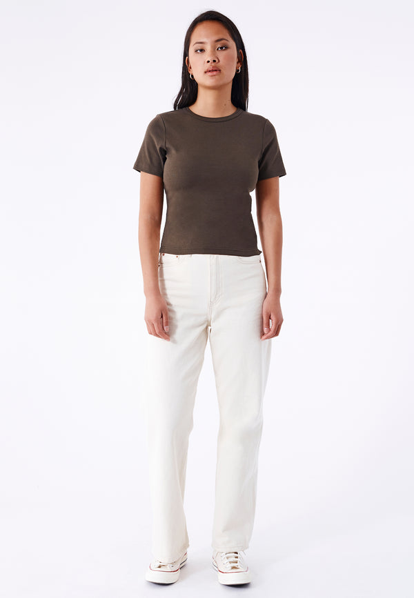 Dr Denim Nina Tee - Dark Cedar