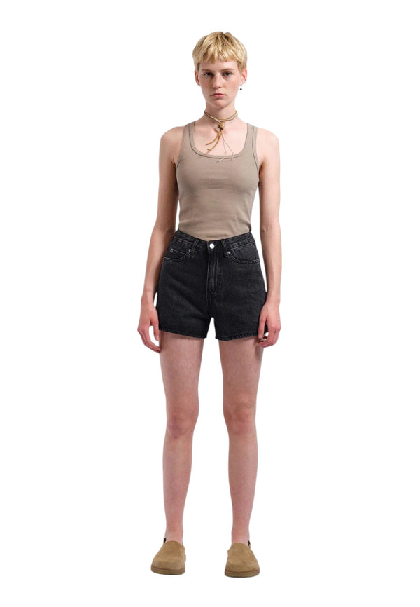 Dr Denim Nora Shorts - Retro Black