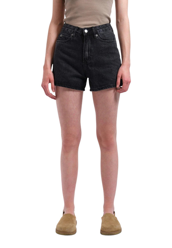 Dr Denim Nora Shorts - Retro Black