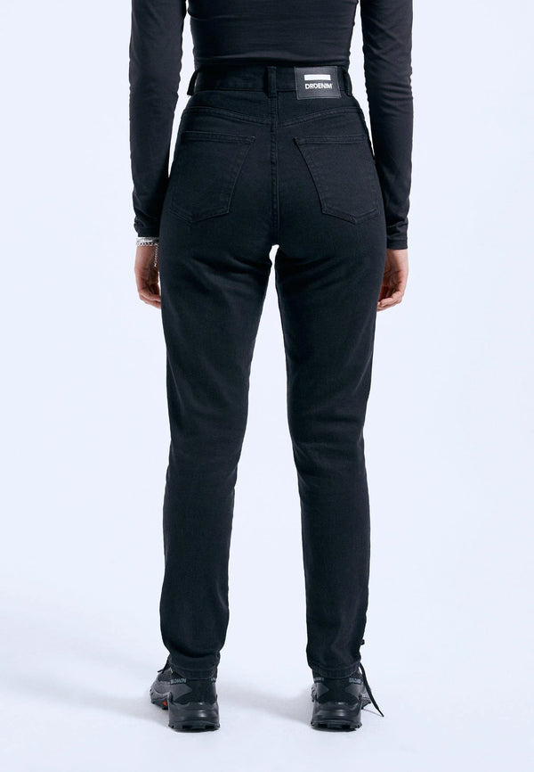 Dr Denim Nora - Washed Black Stretch