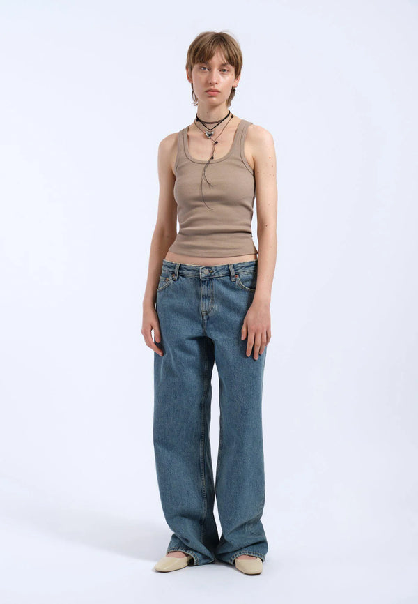 Dr Denim Nyla Top - Light Morel