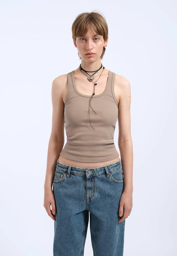 Dr Denim Nyla Top - Light Morel