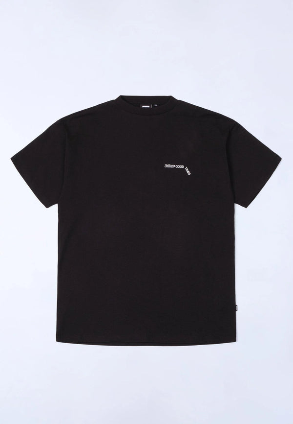 Dr Denim Trooper Tee - Black DD Peace