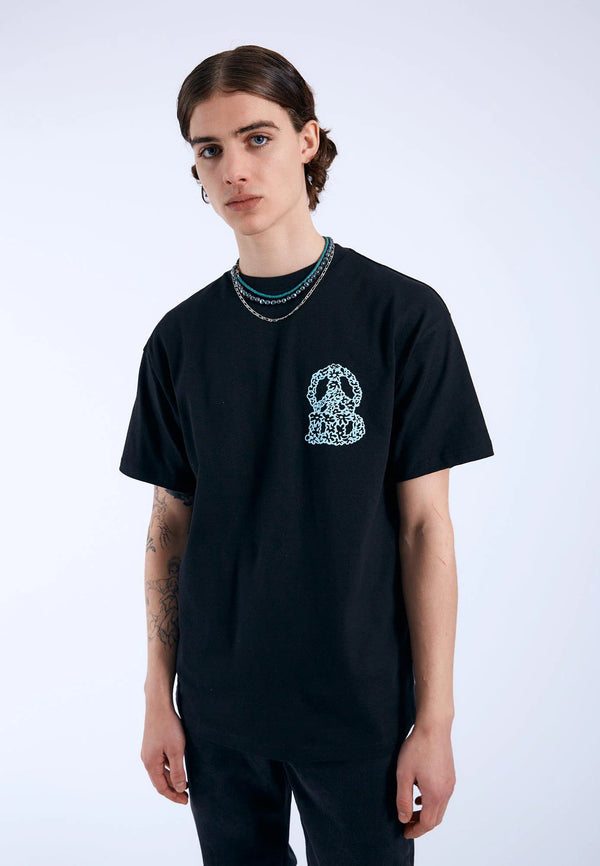 Dr Denim Trooper Tee - Black Small DD Peace