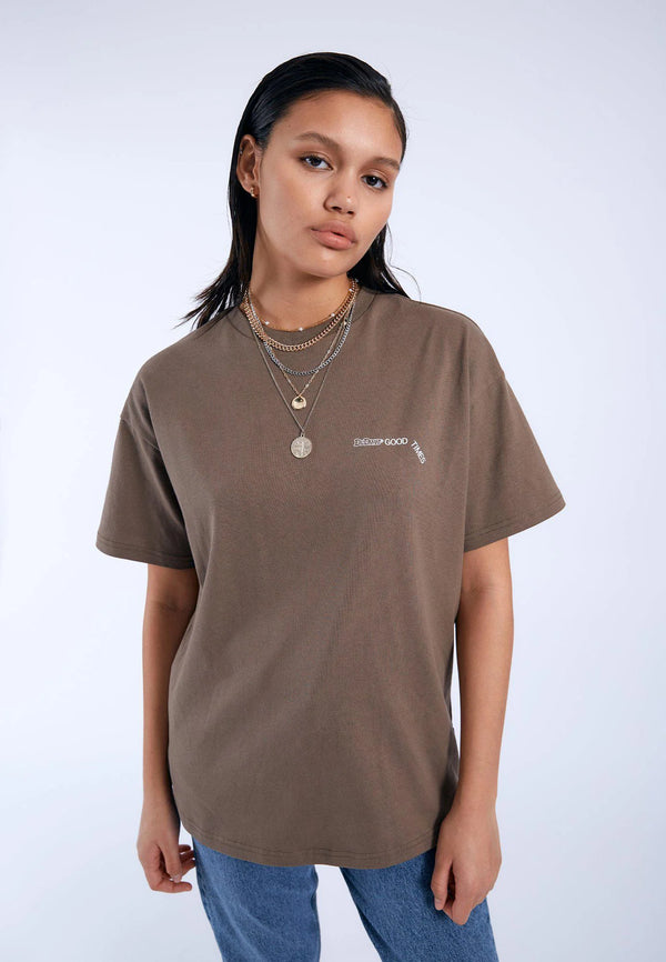 Dr Denim Trooper Tee - Morel DD Peace