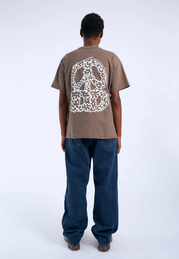 Dr Denim Trooper Tee - Morel DD Peace