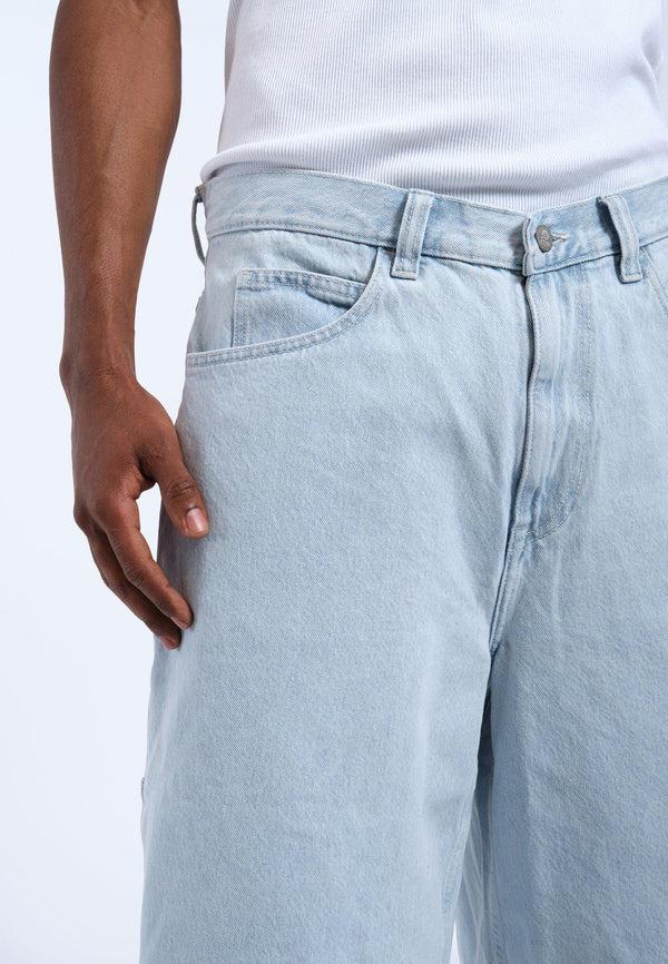 Dr Denim Vali Worker Shorts - Stream Superlight Retro Contra