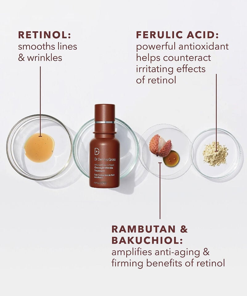 Dr Dennis Gross Advanced Retinol + Ferulic Overnight Wrinkle Serum Treatment