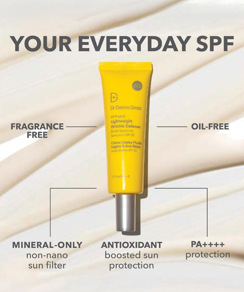 Dr Dennis Gross All-Physical Lightweight Wrinkle Defense Broad Spectrum Sunscreen SPF 30