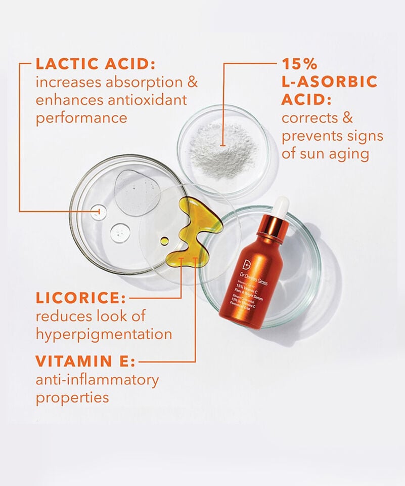 Dr Dennis Gross Vitamin C Lactic 15% Vitamin C Firm & Bright Serum