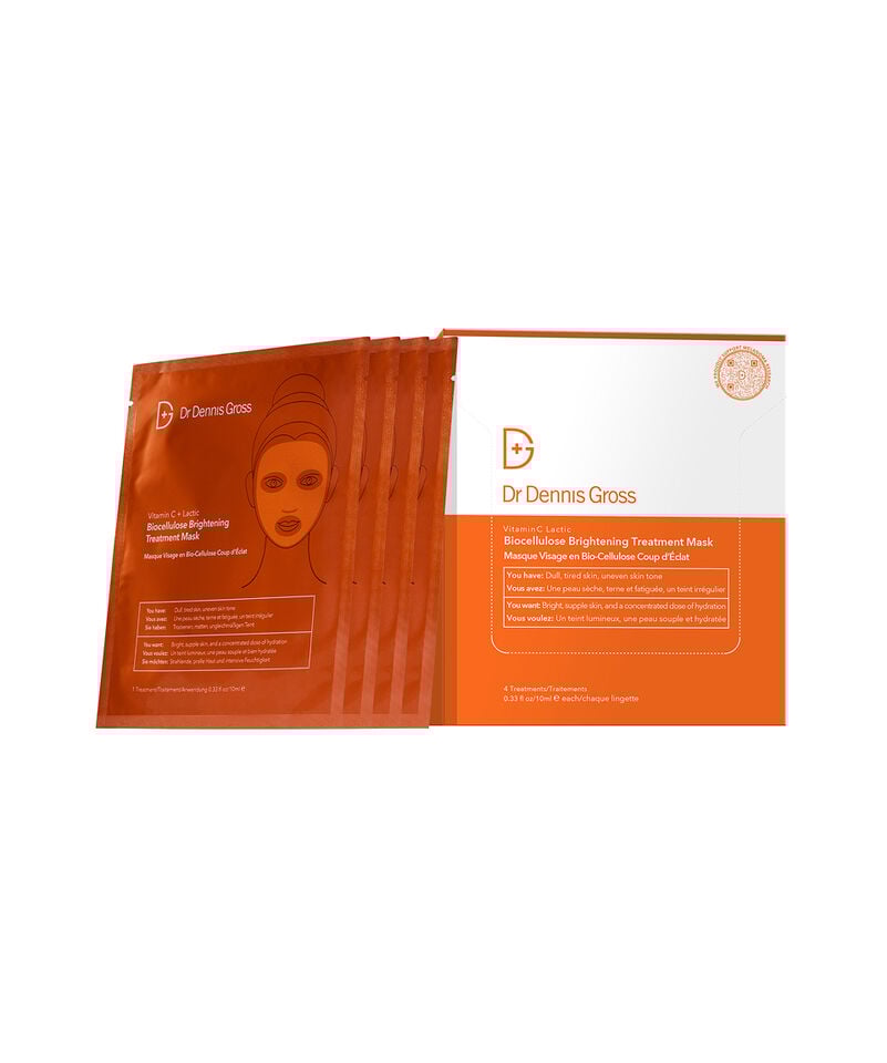 dr dennis gross Vitamin C Lactic Biocellulose Brightening Treatment Mask dr dennis gross Vitamin C Lactic Biocellulose Brightening Treatment Mask