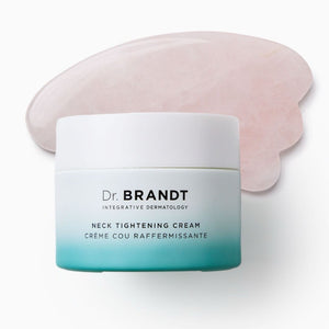 dr. brandt skincare NECK TIGHTENING CREAM + GUA SHA