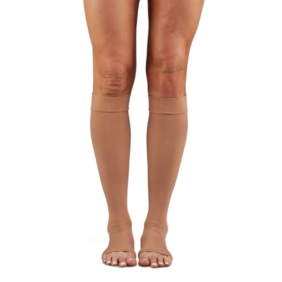 Dr. Comfort Anti-Embolism Compression Stocking Below-Knee Open Toe Compression Stockings