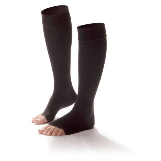 Dr. Comfort Anti-Embolism Compression Stocking Below-Knee Open Toe Compression Stockings