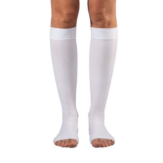 dr. comfort Anti-Embolism Compression Stocking Below-Knee Open Toe Compression Stockings