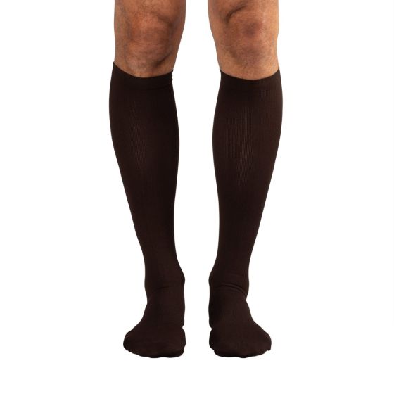 Dr. Comfort Essentials Traditional Dress Compression Socks Men’s Below Knee Compression Socks