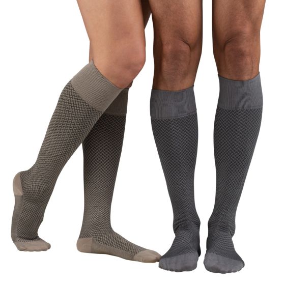 dr. comfort Everyday Style Basketweave Unisex Support Socks