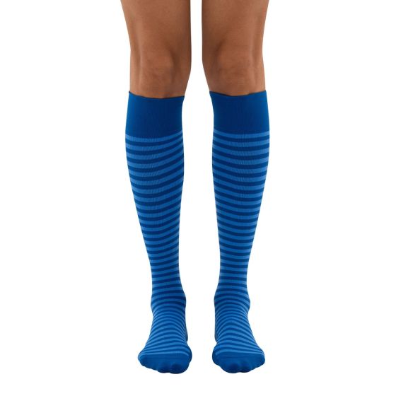 Dr. Comfort Everyday Style Easy Street Stripe Unisex Compression Socks