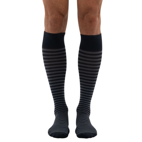 dr. comfort Everyday Style Easy Street Stripe Unisex Compression Socks
