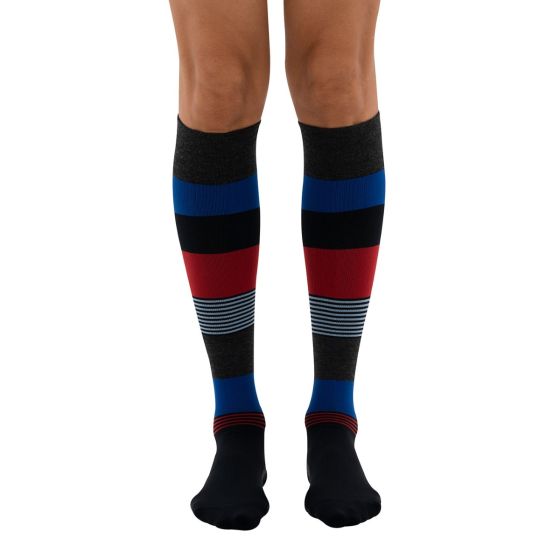 Dr. Comfort Everyday Style N-G-Neer Color Block Unisex Compression Socks