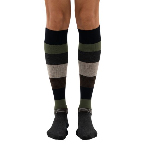 Dr. Comfort Everyday Style N-G-Neer Color Block Unisex Compression Socks