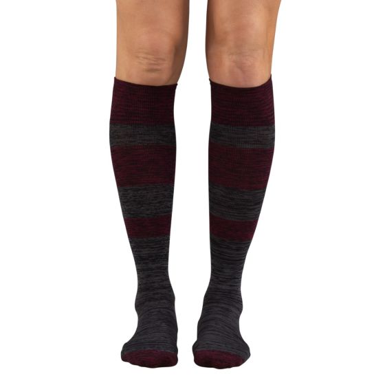 dr. comfort Everyday Style Spacedye Colorblock Unisex Compression Socks