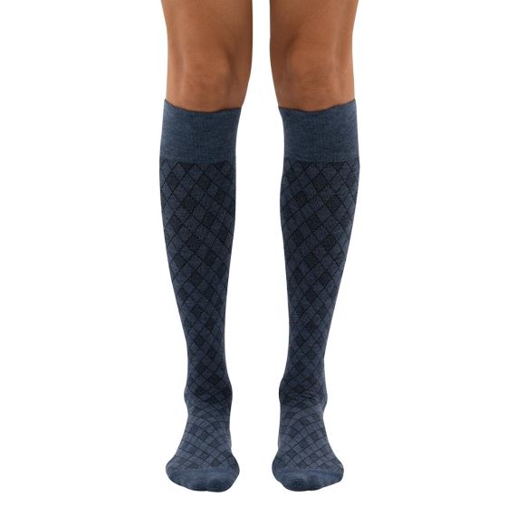 Dr. Comfort Everyday Style Tone-Down Diamond Unisex Compression Socks