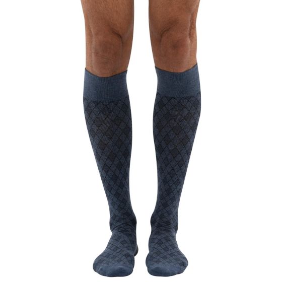 dr. comfort Everyday Style Tone-Down Diamond Unisex Compression Socks