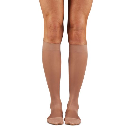 Dr. Comfort Microfiber Medical Compression Stocking Knee-High Closed Toe Compression Stockings