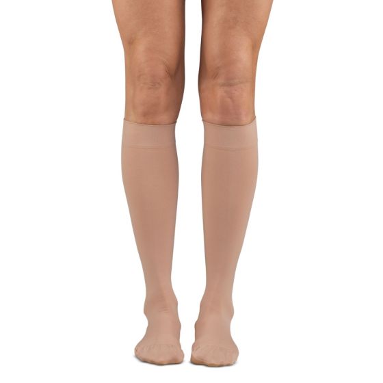 Dr. Comfort Microfiber Opaque +Plus 20-30 Below Knee Unisex Compression Stockings