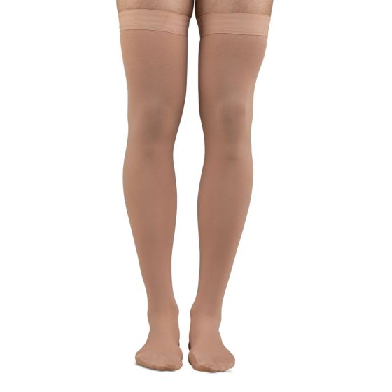 Dr. Comfort Microfiber Opaque +Plus 20-30 Thigh High Unisex Compression Stockings