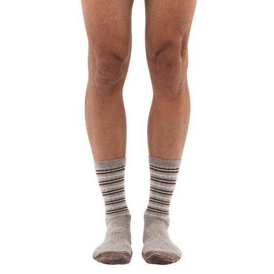 Dr. Comfort Striper Therapeutic Comfort Wool Crew Socks