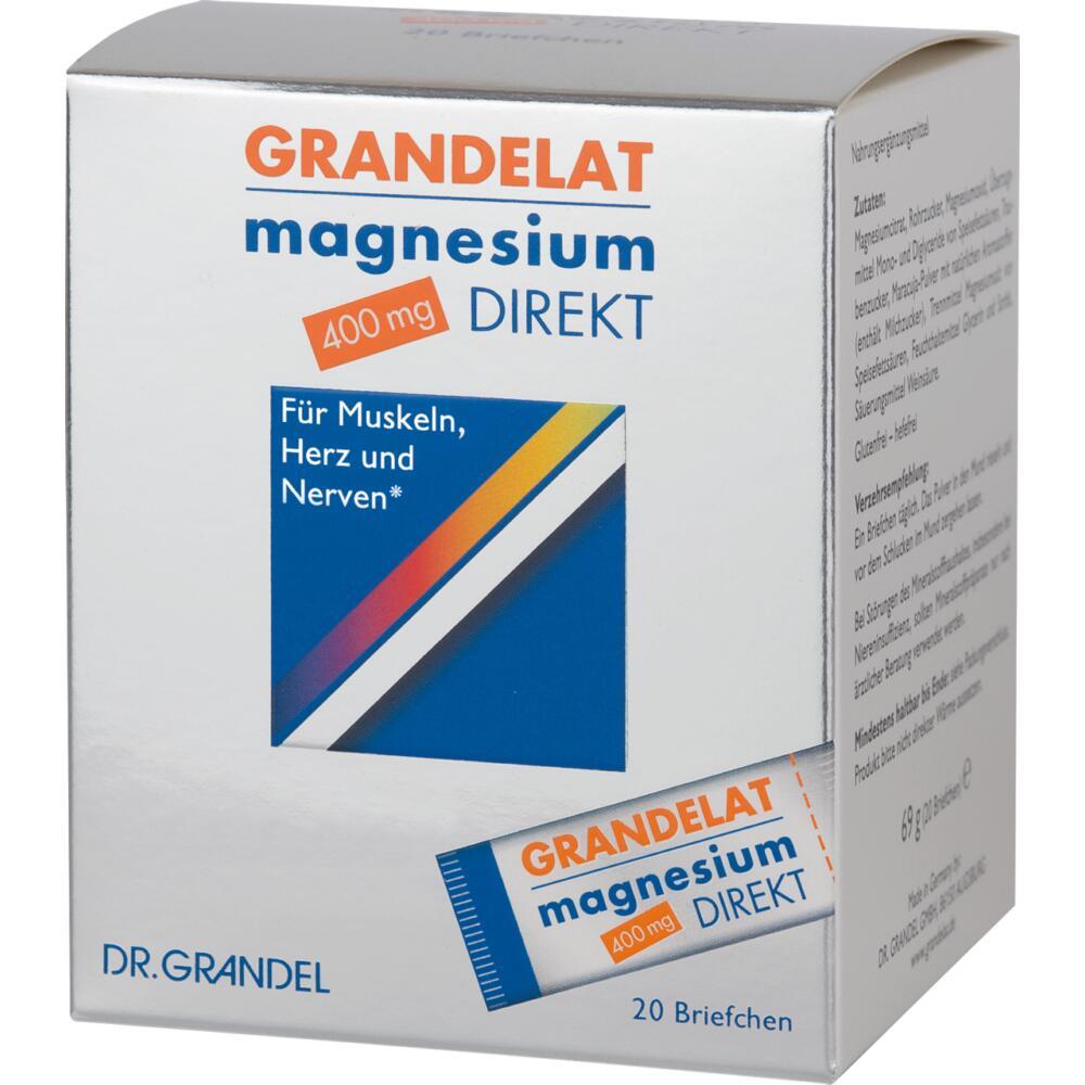 dr. grandel DR. GRANDEL MINERALS & TRACE ELEMENTS Grandelat magnesium direkt 400 mg Magnesium for direct ingestion without water