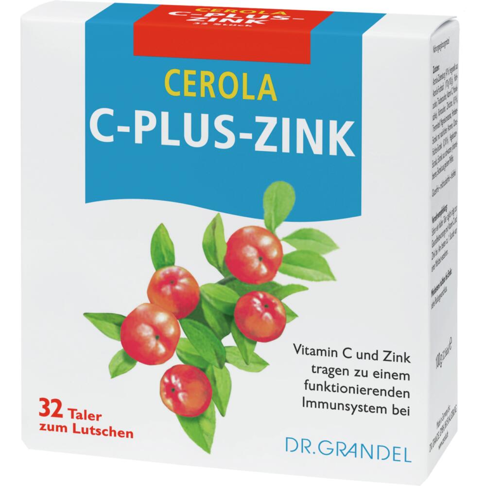 dr. grandel DR. GRANDEL VITAMINS & BIOFLAVONOIDS Cerola C-plus-Zink Taler Vitamin C and Zinc