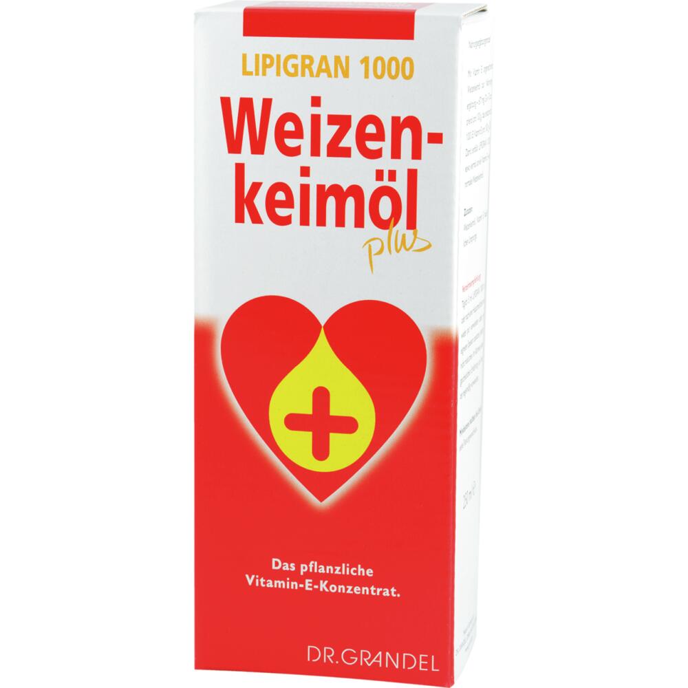 dr. grandel DR. GRANDEL WHEAT GERMS & DIETARY FIBRE Lipigran 1000 Weizenkeimöl plus Wheat germ oil