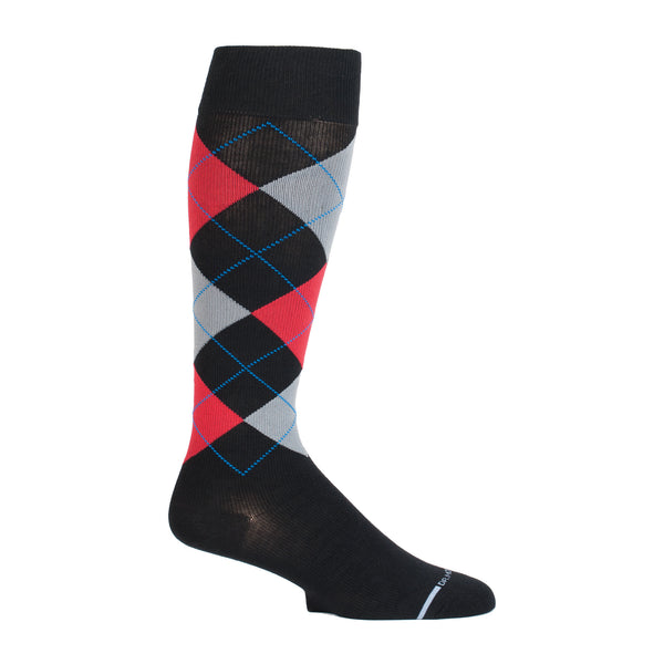 Dr. Motion Argyle | Knee-High Compression Socks For Men